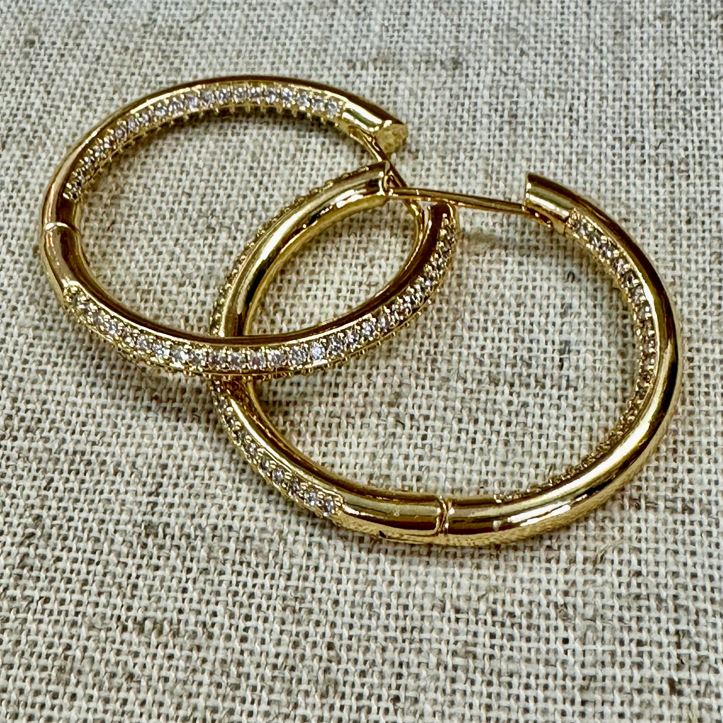 Sparkle Hoop Earrings