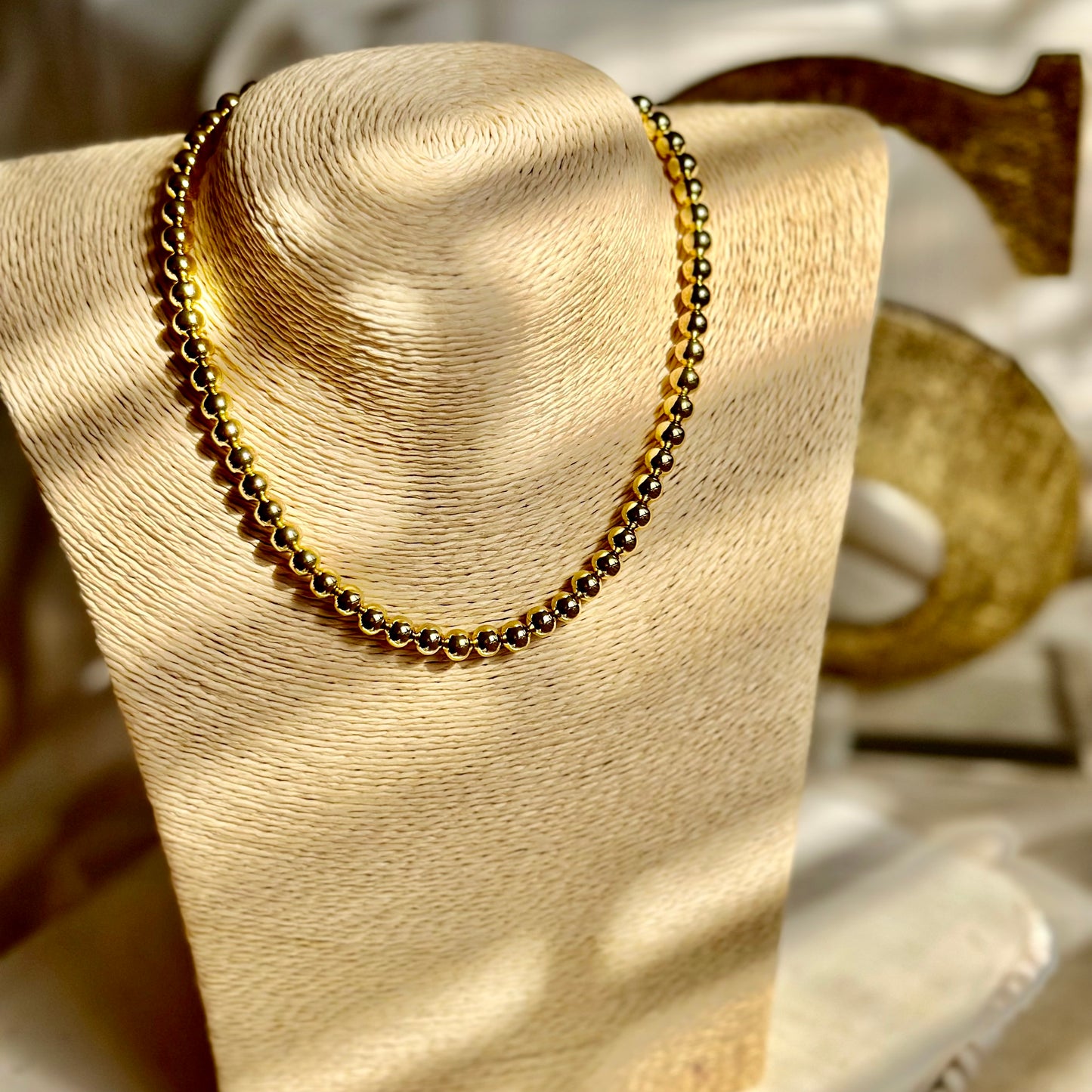 Golden Beads Necklace